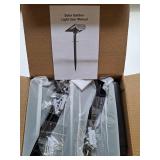 Solar Spot Lights Outdoor, Solar Lights Outdoor Waterproof IP65, 3 Brightness Modes Dusk to Dawn Landscape Spotlights for Yard Garden Pathway Tree Decoration, Warm White, 4 Pack