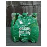 Maison Perrier Unflavored Sparkling Water  16.9 fl oz each 6 Pack Plastic Water Bottles