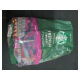 Starbucks French Roast  Flavored Ground Coffee  Dark Roast Hot or Iced Coffee  28 oz