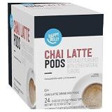 Amazon Brand - Happy Belly Tea Pods Compatible with 2.0 K-Cup Brewers, Chai Latte, 24 Count
