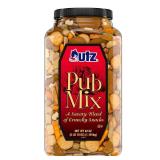 Utz Pub Mix, 42 Oz. Barrel, Savory Snack Mix with a Blend of Crunchy Flavors for a Tasty Party Snack, Resealable Container, Trans-Fat Free and Kosher Certified