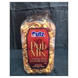 Utz Pub Mix, 42 Oz. Barrel, Savory Snack Mix with a Blend of Crunchy Flavors for a Tasty Party Snack, Resealable Container, Trans-Fat Free and Kosher Certified