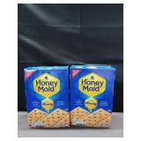 2 pk NABISCO HONEY MAID GRAHAM CRACKERS 14.4 OZ