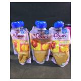 Plum Organics Stage 2 Organic Baby Food - Peach, Banana, and Apricot - 4 oz Pouch (Pack of 6) - Organic Fruit and Vegetable Baby Food Pouch