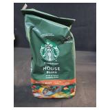 Starbucks House Blend  Ground Coffee  Medium Roast Hot or Iced Coffee  18 oz