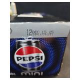 Pepsi Cola Zero Sugar Soda Pop  7.5 fl oz  10 Pack Mini Cans