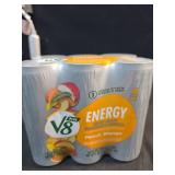 V8 +Energy Peach Mango Juice Energy Drink  8 fl oz Can  6 Count