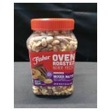 Fisher Snack Oven Roasted Never Fried Mixed Nuts with Peanuts, 24 Ounces