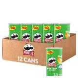 12 pk SOUR CREAM & ONION POTATO CRISPS, SOUR CREAM & ONION 2.5 Oz Cans