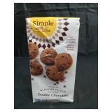 SIMPLE MILLS CRUNCHY COOKIES, DOUBLE CHOCOLATE 5.5OZ