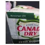 Canada Dry Caffeine Free Zero Sugar Ginger Ale Soda Pop  12 fl oz  12 Pack Cans