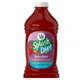 V8 SPLASH DIET  BEVERAGE BERRY BLEND,  64OZ