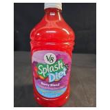 V8 SPLASH DIET  BEVERAGE BERRY BLEND,  64OZ
