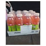 vitaminwater Refresh Tropical Mango Nutrient Enhanced Flavored Water Beverage, 20 fl oz Bottles, 12 Pack