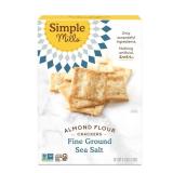 3 pk SIMPLE MILLS ALMOND FLOUR CRACKERS, SEA SALT 4.25 Oz