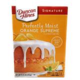 Duncan Hines Signature Supreme Orange Cake Mix, 16.25 Ounce. (Pack of 2)
