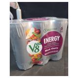 V8 V-FUSION BEVERAGE BLACK CHERRY, 6-8OZ CANS