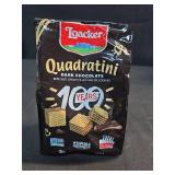 QUADRATINI DARK CHOCOLATE BITE SIZE WAFER COOKIES, DARK CHOCOLATE, 8.82OZ