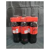 Coca-Cola Zero Sugar Sugar-Free Soda Pop  16.9 fl oz Bottles  6 Pack (EXP FEB16/2026)
