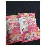 Happy Baby Organic Greek Yogis Freeze-Dried Yogurt & Fruit Baby Snacks - Strawberry Banana - 1oz 2pk