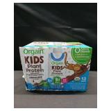 Orgain Organic Kids Vegan Nutritional Shake  23 Vitamins & Minerals  Chocolate  12ct