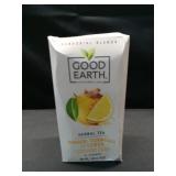 Good Earth Sensorial Blends Ginger  Turmeric & Lemon Herbal Tea  15 Count Tea Bags