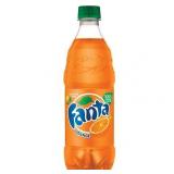 Fanta Orange Fruit Soda Pop  16.9 fl oz  6 Pack Bottles
