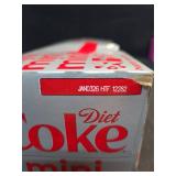 Diet Coke Diet Cola Soda Fridge Pack  7.5 fl oz Mini Cans  10 Pack