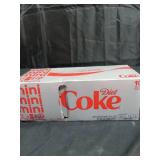 Diet Coke Diet Cola Soda Fridge Pack  7.5 fl oz Mini Cans  10 Pack