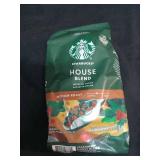Starbucks House Blend  Ground Coffee  Medium Roast Hot or Iced Coffee  18 oz