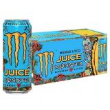 Monster Energy Juice Monster Mango Loco  Energy + Juice  Energy Drink  16 Ounce (Pack of 15) (NO VISIBLE DATE)