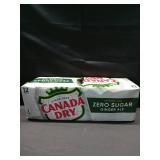 Canada Dry Caffeine Free Zero Sugar Ginger Ale Soda Pop  12 fl oz  12 Pack Cans