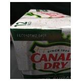 Canada Dry Caffeine Free Zero Sugar Ginger Ale Soda Pop  12 fl oz  12 Pack Cans