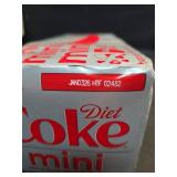 Diet Coke Diet Cola Soda Fridge Pack  7.5 fl oz Mini Cans  10 Pack