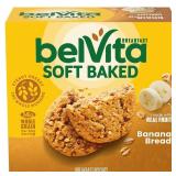 BELVITA BREAKFAST BISCUITS, BANANA BREAD, 5-1.76OZ PACKS