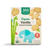 365 by Whole Foods Market, Organic Multi Pack Vanilla Animal Cookie, 6.3 Ounce