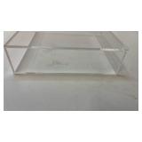 Clear Acrylic shadow box - Retail: $15 Clear Acrylic shadow box - Retail: $15