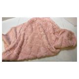 Soft Pink Faux Fur Throw Blanket Baby Blanket - Retail: $25 Soft Pink Faux Fur Throw Blanket Baby Blanket - Retail: $25