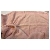 Soft Pink Faux Fur Throw Blanket Baby Blanket - Retail: $25 Soft Pink Faux Fur Throw Blanket Baby Blanket - Retail: $25