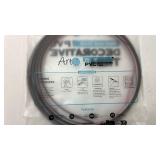 Art3d Black PVC Decorative Trim - Retail: $15 Art3d Black PVC Decorative Trim - Retail: $15