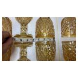 Amber Diamond Cut Wine Glasses Set of 6 - Retail: $35 Amber Diamond Cut Wine Glasses Set of 6 - Retail: $35