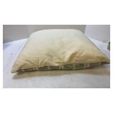 Striped Gray and Cream Decorative Pillow - Retail: $25 Striped Gray and Cream Decorative Pillow - Retail: $25