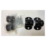 Black Sway Bar Mounting Brackets and Bushings Set - Retail: $25 Black Sway Bar Mounting Brackets and Bushings Set - Retail: $25