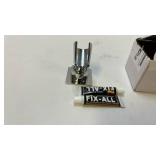 YDmeet Polished Shower Head Holder with Fix-All Adhesive - Retail: $15 YDmeet Polished Shower Head Holder with Fix-All Adhesive - Retail: $15