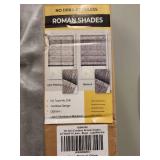 Unishades Cordless Roman Shades 24in - Retail: $25 Unishades Cordless Roman Shades 24in - Retail: $25