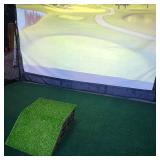 Universal Golf Simulator Projector Mount with Turf - Retail: $70 Universal Golf Simulator Projector Mount with Turf - Retail: $70