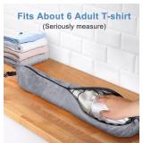 Stuffable Travel Pillow for Extra Luggage, Velvet Travel Neck Pillow with Adjustable Neck Size, Fits About 6 T-Shirts Travel Essentials Multifunctional Sleeping Rest Cushion - Retail: $24 Stuffable Travel Pillow for Extra Luggage, Velvet Travel Neck Pillow with Adjustable Neck Size, Fits About 6 T-Shirts Travel Essentials Multifunctional Sleeping Rest Cushion - Retail: $24