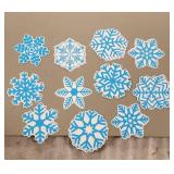 Magnetic Blue Snowflake 30pcs - Retail: $12 Magnetic Blue Snowflake 30pcs - Retail: $12