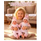 Baby Doll Clothing and Accessories Set - Pink Bunny Theme - Retail: $15 Baby Doll Clothing and Accessories Set - Pink Bunny Theme - Retail: $15