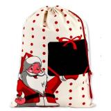 Santa Claus Polka Dot Gift Bag - Retail: $12 Santa Claus Polka Dot Gift Bag - Retail: $12